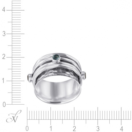 Кольцо с топазами из серебра (арт. 764084)