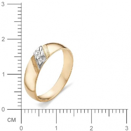 Кольцо с бриллиантами из красного золота (арт. 812516)