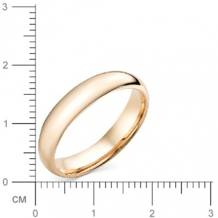 Обручальное кольцо из красного золота 585 пробы (арт. 815444)