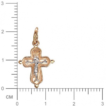 Крестик из красного золота (арт. 820167)