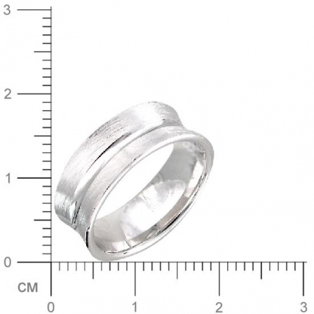 Обручальное кольцо из серебра (арт. 820710)