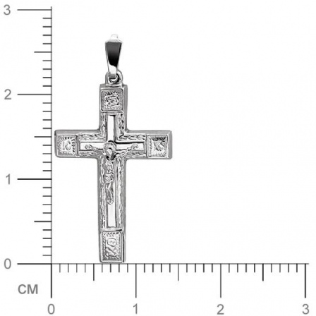 Крестик из серебра (арт. 824322)