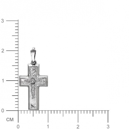 Крестик из серебра (арт. 824349)