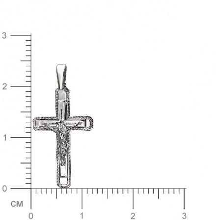 Крестик из серебра (арт. 824759)