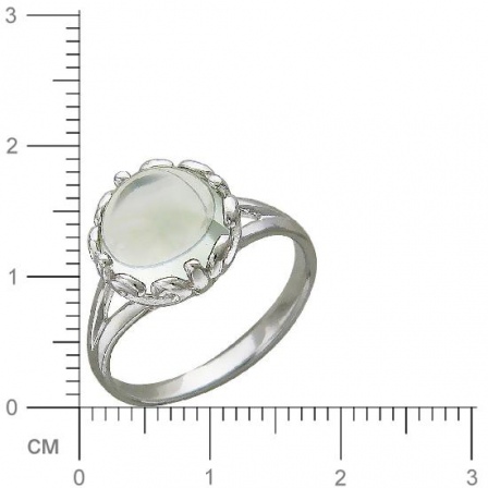 Кольцо с аметистом из серебра (арт. 825264)