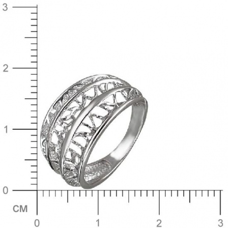 Кольцо из серебра (арт. 825866)