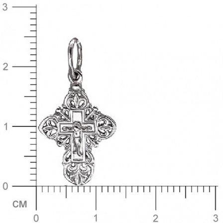 Крестик из серебра (арт. 825972)