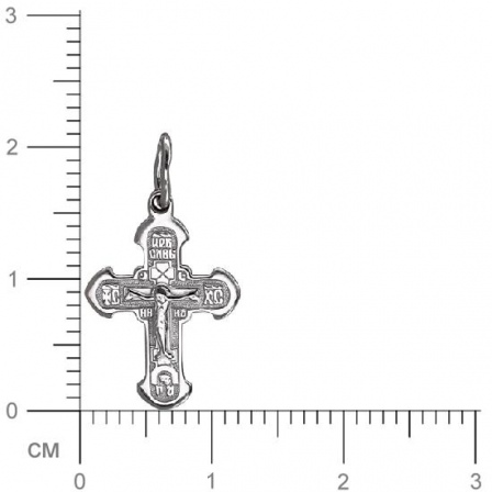 Крестик из серебра (арт. 825973)