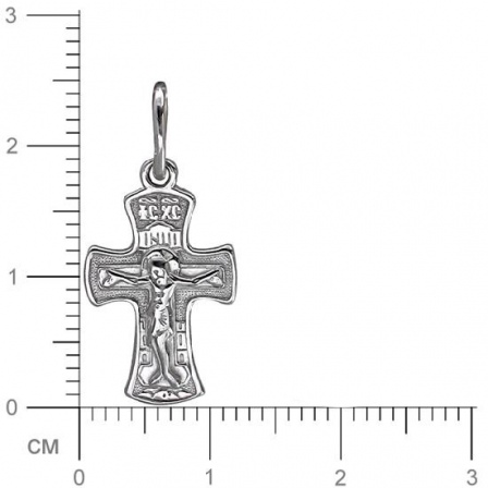 Крестик из серебра (арт. 825974)