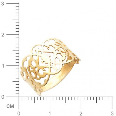 Кольцо из желтого золота (арт. 828103)