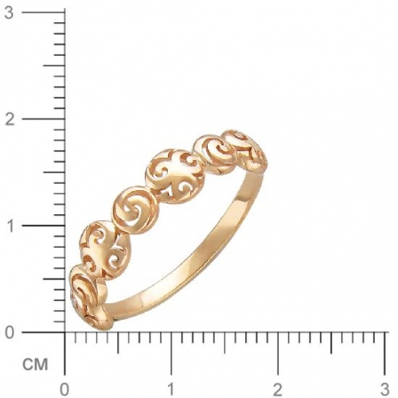 Кольцо из красного золота (арт. 831901)