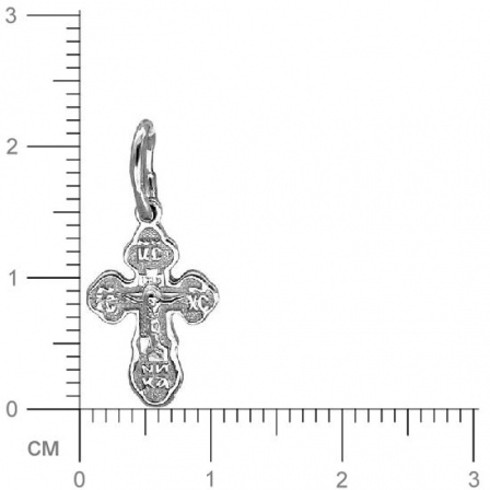 Крестик из серебра (арт. 832246)