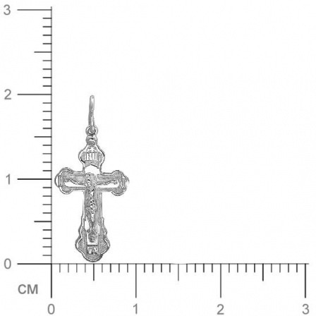 Крестик из серебра (арт. 832413)