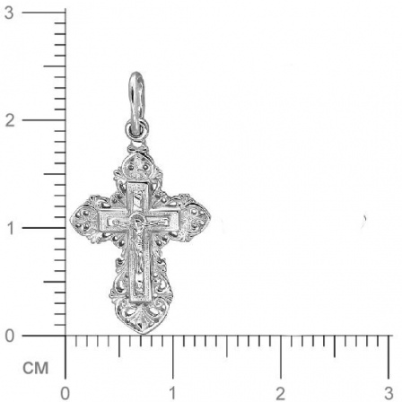 Крестик из серебра (арт. 832421)