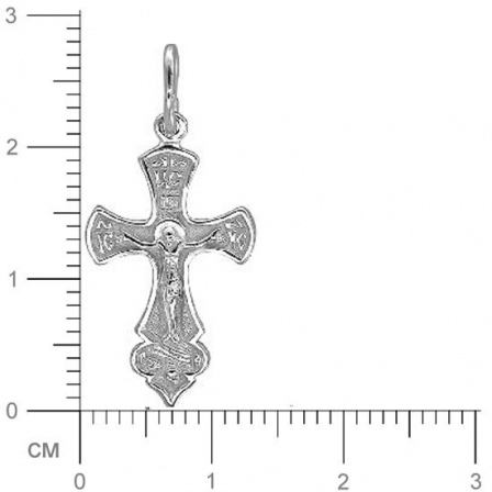 Крестик из серебра (арт. 832518)