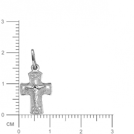 Крестик из серебра (арт. 832986)