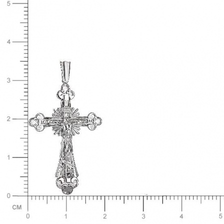 Крестик из серебра (арт. 833514)