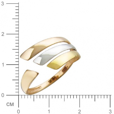 Кольцо безразмерное из красного золота (арт. 833899)