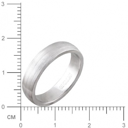 Обручальное кольцо из белого золота (арт. 836479)