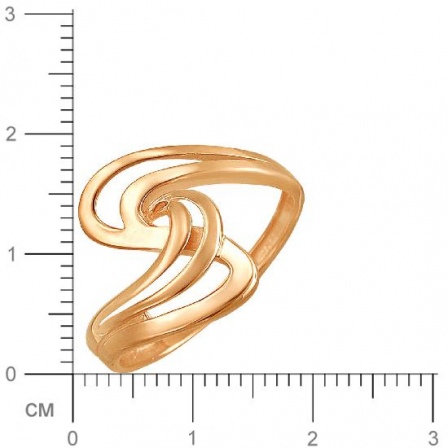 Кольцо из красного золота (арт. 843258)