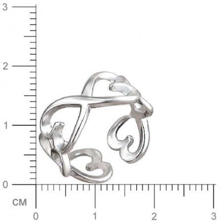 Кольцо безразмерное из серебра (арт. 843543)