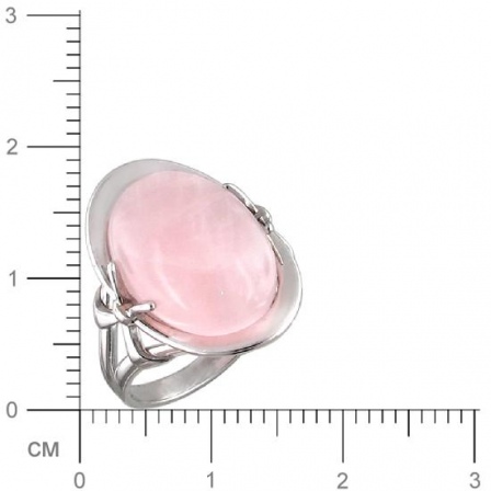 Кольцо с кварцами из серебра (арт. 844446)