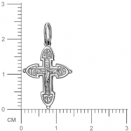 Крестик из серебра (арт. 845043)