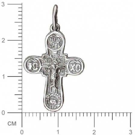 Крестик из серебра (арт. 846015)