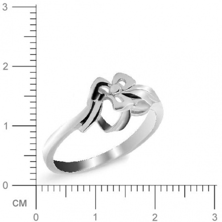 Кольцо Цветок из серебра (арт. 904337)