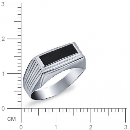 Кольцо с фианитами из серебра (арт. 904350)