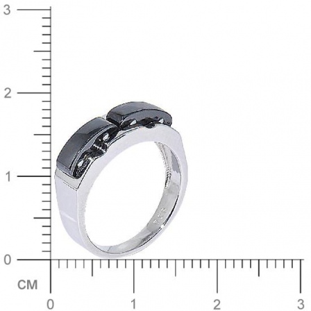 Кольцо с керамикой из серебра (арт. 904459)