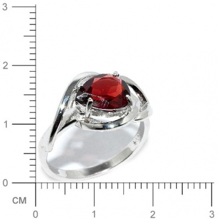 Кольцо с гранатами из серебра (арт. 905205)