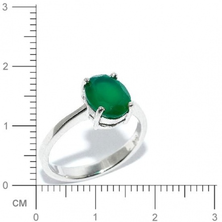 Кольцо с агатами из серебра (арт. 905305)