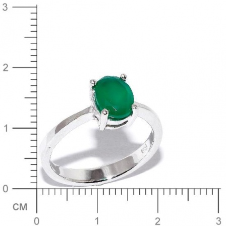 Кольцо с агатами из серебра (арт. 905629)