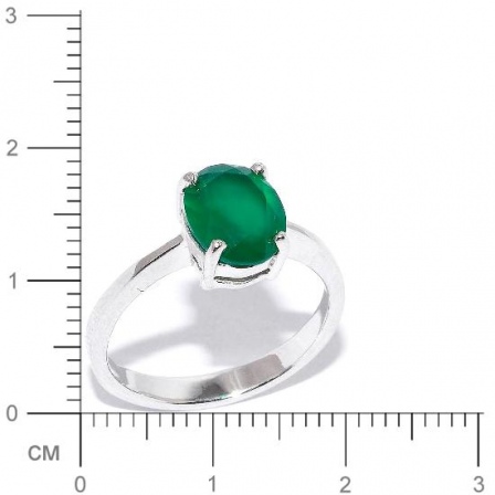 Кольцо с агатами из серебра (арт. 905631)