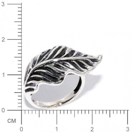 Кольцо Перо из серебра (арт. 905973)