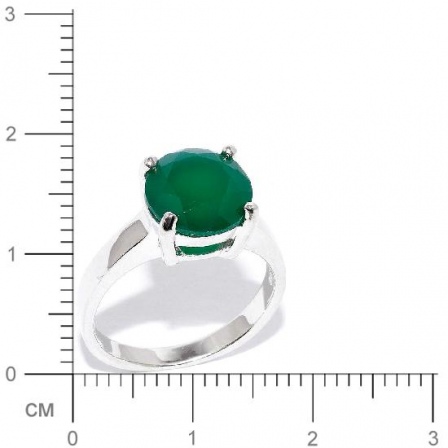 Кольцо с александритами из серебра (арт. 906181)