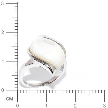 Кольцо с перламутром из серебра (арт. 906301)
