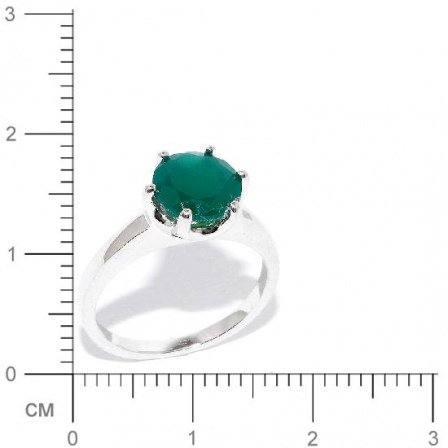Кольцо с агатами из серебра (арт. 906426)