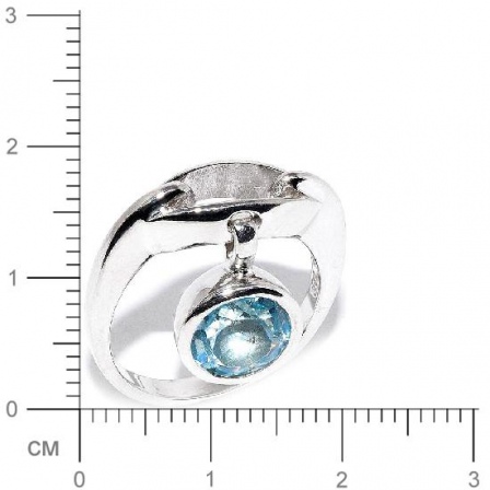 Кольцо с топазами из серебра (арт. 906673)