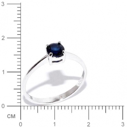 Кольцо с сапфирами из серебра (арт. 906800)