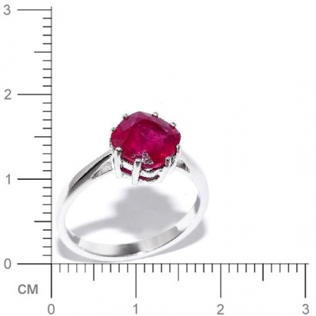 Кольцо с рубинами из серебра (арт. 906836)