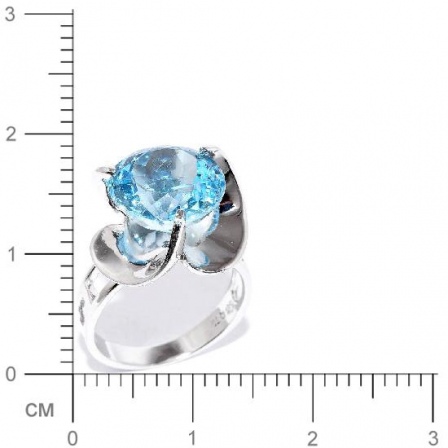 Кольцо с топазами из серебра (арт. 907283)