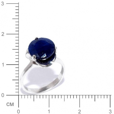 Кольцо с сапфирами из серебра (арт. 907601)
