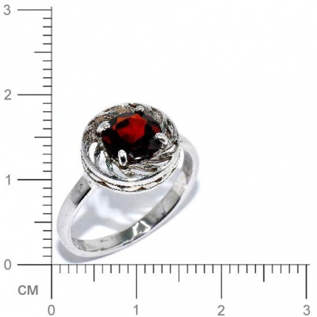 Кольцо с гранатами из серебра (арт. 908460)