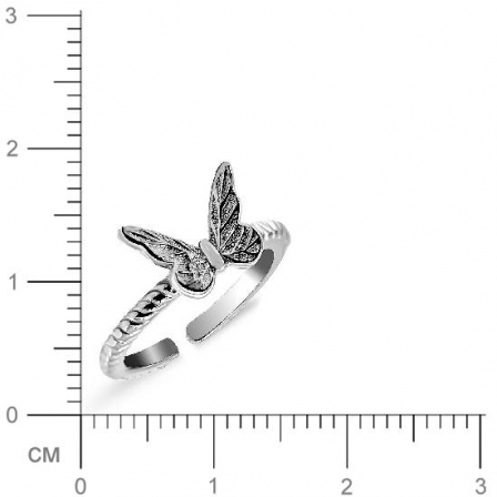 Кольцо Бабочка из серебра (арт. 909592)
