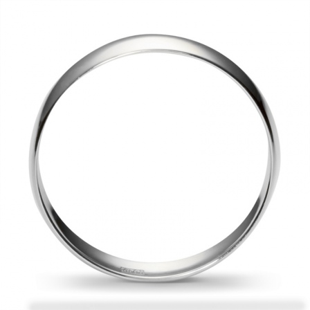 Обручальное кольцо из серебра (арт. 314025)
