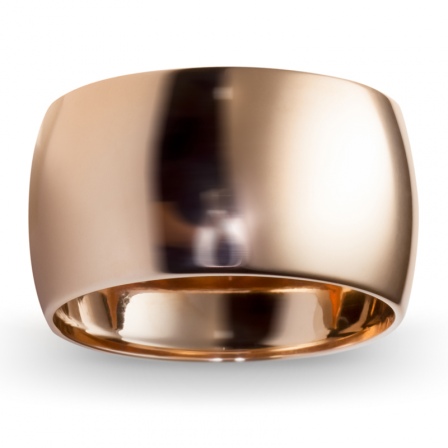 Обручальное кольцо из красного золота  (арт. 351651)