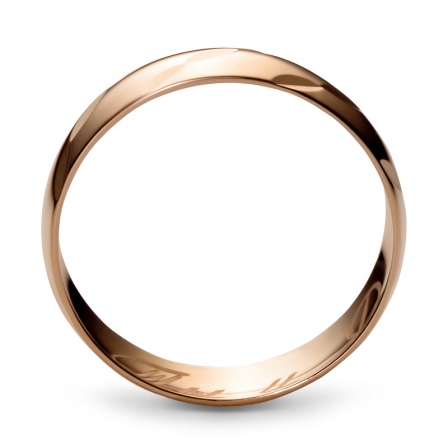 Обручальное кольцо из красного золота  (арт. 351700)