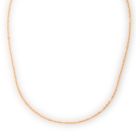 Цепочка декоративного плетения из красного золота (арт. 359041)